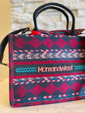 Boho Print Tote/Crossbody Bag - Montana West