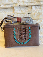 Whipstitch Clutch/Crossbody Bag - Montana West