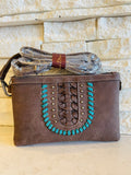 Whipstitch Clutch/Crossbody Bag - Montana West