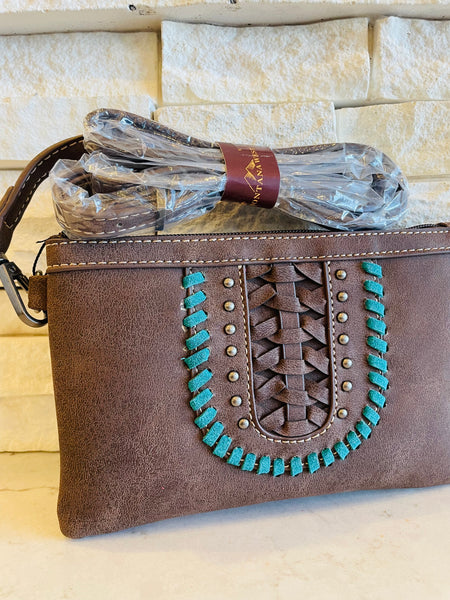 Whipstitch Clutch/Crossbody Bag - Montana West