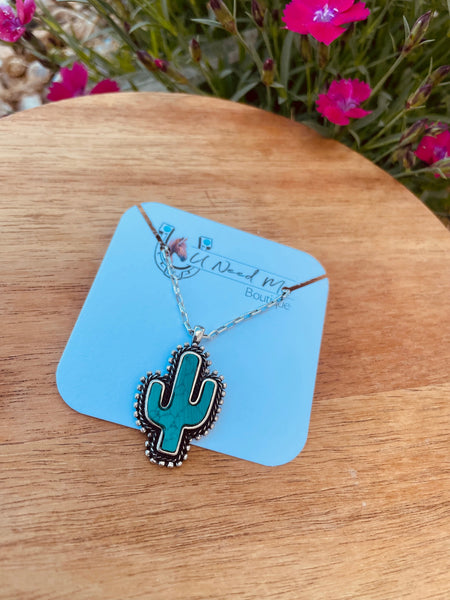 Cactus Necklace