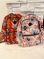 Aztec Print Backpack - Montana West