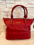 Red Wide Tote/Crossbody Bag - Montana West
